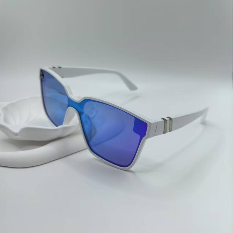 Tortoise Shell Pattern Flat Top Sunglasses for Women, Sun Protection Sunglasses for Men, Trends 2024 for Outdoor Activities Back To School Fall Streetwear Mascs