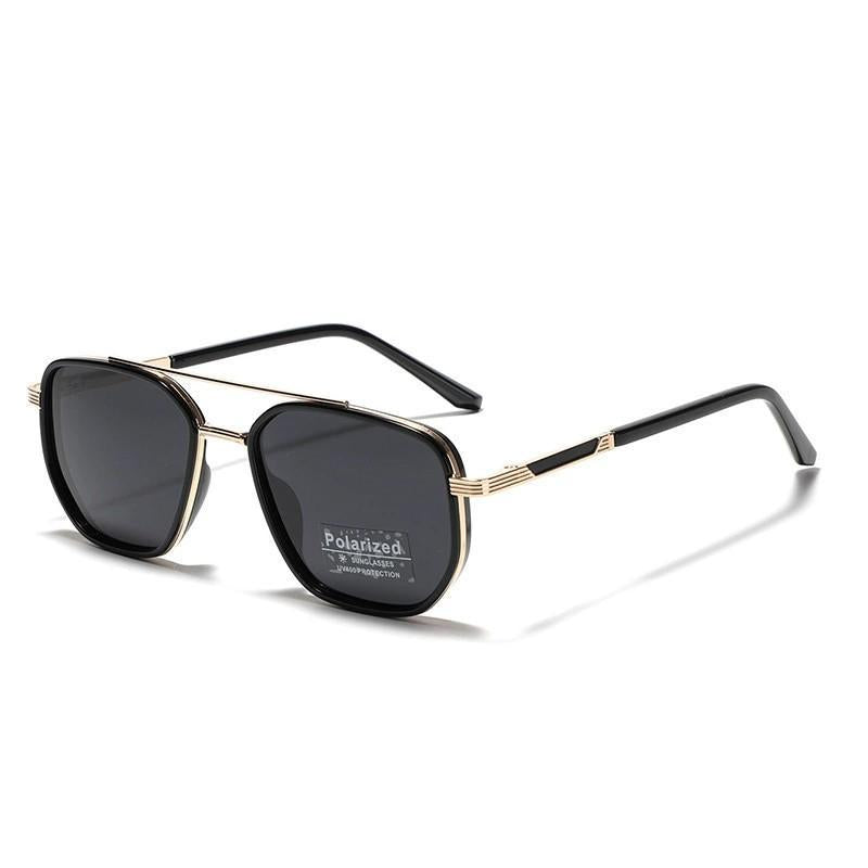 Fit Small Face Back To School Sunglasses for Travel Use, Fashion Fall 2025 Geometric Frame Double Beam